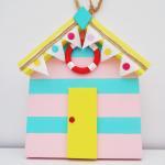 Ice-cream Yellow Beach Hut