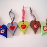 Small wooden chunky Heart