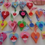 Small wooden chunky Heart