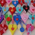 Small wooden chunky Heart