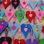 Small wooden chunky Heart