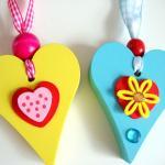 Small wooden chunky Heart