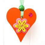 Small wooden chunky Heart