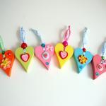 Small wooden chunky Heart